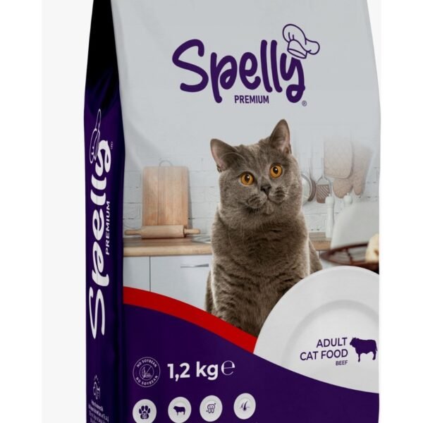 Spelly Yetişkin Kedi Maması Biftekli